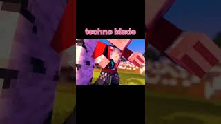 techno blade amp dream friendship technoblade dream minecraftshorts NotFreddyGamer [upl. by Linoel]