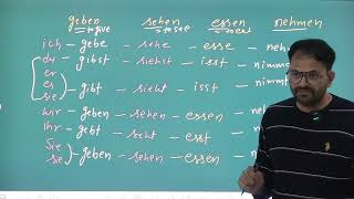 How to use Verbs in German Grammar  Starkeverben in A1 Grammatik explained in Hindi  Part 2 [upl. by Nwahser]