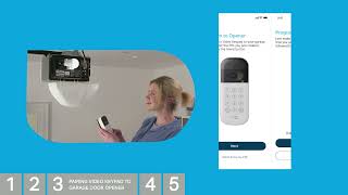 How to Install and Set Up the myQ Smart Garage Video Keypad  Support [upl. by Jeffcott]