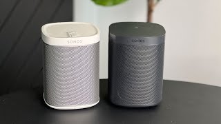 Comparing the Sonos One SL vs the Sonos Play 1 [upl. by Anasxor]