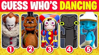 Guess Who is Dancing  Toothless Dance Meme Freddy Fazbear Pomni Pennywise 308 [upl. by Dahcir419]