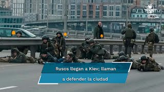 Rusia invade Ucrania tropas de Putin alcanzan el norte de Kiev [upl. by Odnam723]