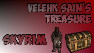 How to Get Velehk Sains Treasure in Skyrim [upl. by Kallman]