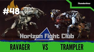 Horizon Zero Dawn  Ravager VS Trampler Horizon Fight Club 48 [upl. by Attennaj522]