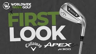 NEW 2024 Callaway Apex Ai300 Irons  First Look [upl. by Beaulieu]