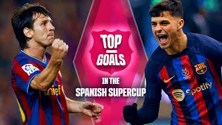 FC BARCELONAs 🔥 TOP GOALS 🔥 in the SPANISH SUPERCUP [upl. by Anikehs]