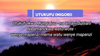 Utukufu Migori Mass  A Ossonga  Lyrics video [upl. by Dari702]