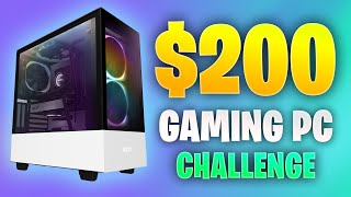 200 Budget Gaming PC Challenge  Episode 1 [upl. by Esch]