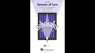 Seasons of Love SATB Choir  Arranged by Roger Emerson [upl. by Iruyas]