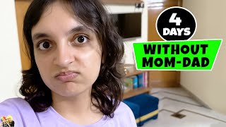 4 DAYS without Mom Dad  Daily Routine  Home Alone  Aayu and Pihu Show [upl. by Joo74]