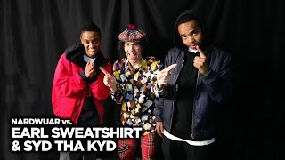 Nardwuar vs Earl Sweatshirt amp Syd Tha Kyd [upl. by Kameko]