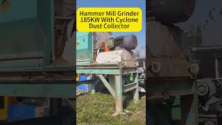 Hammer Mill Type Grinder Machine For Sawdust With Cyclone Dust Collector 185KW [upl. by Tayib428]