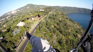 Parapendio Lago di Castel Gandolfo  Castelli Romani [upl. by Kayne]