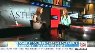 Stana Katic Interview on CNN  Starting Point April 2nd 2013 [upl. by Osicnarf]