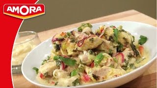 Recette de Poulet Mariné à la Thaï  Amora [upl. by Golding]