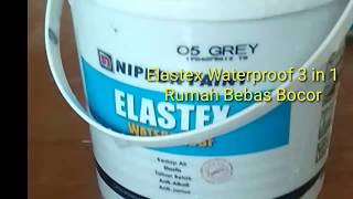 Mengecat Dinding dan Plafon Rumah Yang Bocor  Cat Pelapis Anti Bocor Elastex Waterproof 3 in 1 [upl. by Anniala]