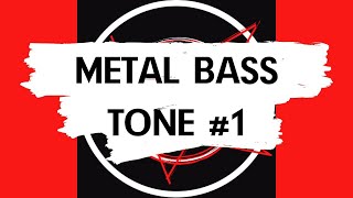 Amplitube 5 Metal bass tone [upl. by Manya474]