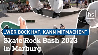 Skate Rock Bash Marburg 2023 I hessenschau [upl. by Odanref50]