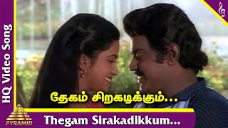 Thegam Siragadikkum Song Naane Raja Naane Mandhiri Tamil Movie Songs Vijayakanth  Radhika தேகம் [upl. by Kostman]