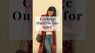 College Outfits for Girls 🎒 Casual wear  cute dress for women ❤️ fashion viral trending shorts [upl. by Aerbma557]