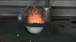 HD Chemistry The Ammonium Dichromate Volcano [upl. by Odel]