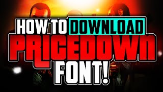 Download GTA Pricedown FONT [upl. by Neelrac]