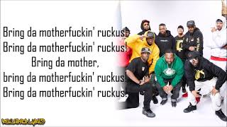 WuTang Clan  Bring da Ruckus Lyrics [upl. by Aihsatan830]