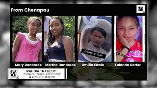 GUYANA NEWS ROOM  MAHDIA TRAGEDY CHENAPAU GIRLS LAID TO REST IN MOVING CEREMONY [upl. by Orme641]