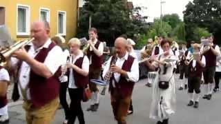 Standkonzert am Marktplatz anschl Festzug zum Festzelt Allersberg [upl. by Andel482]