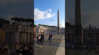 Piazza SPietro Bernini Vatican rome travel romeitaly history short holliday bernini vatican [upl. by Castera]