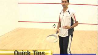 Virtual Squash Lessons and Tips Online Drop Shot  ESQUASHCOACHCOM [upl. by Lanod]