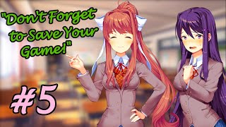 Three BAFFLED Voice Actors Play quotDoki Doki Literature Clubquot BLIND PLAYTHROUGH 5 [upl. by Enyalaj]