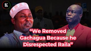 Junet Mohamed Revelation Why They Impeached Gachagua [upl. by Pope]