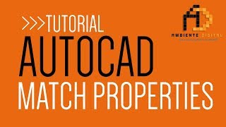 Cómo usar el Comando Match Properties o Igualar Propiedades en Autocad en 1 minuto [upl. by Adall]