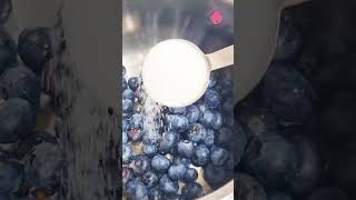 Blueberry Puree Recipe  3 Ingredient Blueberry Puree Recipe  shorts cakedecoratingshorts [upl. by Aiclid239]