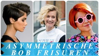 Coole asymmetrische frisuren damen den frühling 2018 [upl. by Lat]