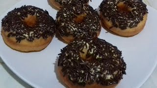 CARA MEMBUAT DONAT LEMBUT DAN EMPUK SEDERHANA [upl. by Neile548]