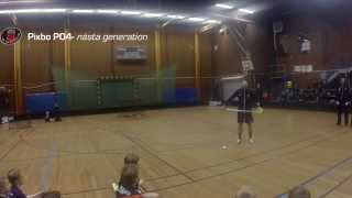 Martin Östholm Skottskola 2 av 2 för innebandy  Slagskottet  Pixbo P04 [upl. by Lydon]