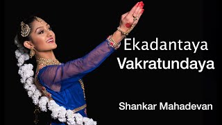 Ekadantaya Vakratundaya Song By Shankar Mahadevan Riya Vasa [upl. by Atsedom]