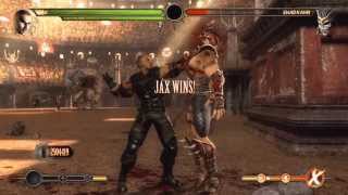 Mortal Kombat 9  Jax and Sonya Tag Ladder Expert No MatchesRounds Lost [upl. by Umeh840]