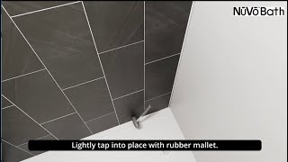 ThermaGlass  Nuvo Vertical Shower Wall Installation Instructions [upl. by Doris237]