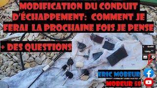 Vers une méthode rapide et efficace pour polir son conduit d’échappement après modif ou non de diag [upl. by Cailean184]