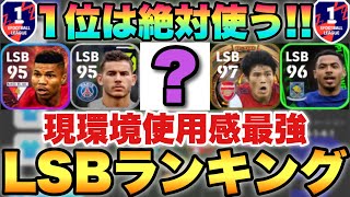 【超必見】1位が大好き最強LSBランキング現役週間FPや無料配布も強い【eFootballアプリ2024イーフト】 [upl. by Aneleh]