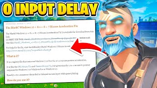 How PROS Get ZERO Input Delay In Fortnite Season OG ✅ Latency Tweaks [upl. by Ihteerp627]