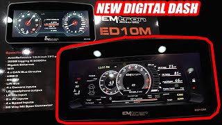 New Double Size Digital Dash with Logging from EMTRON launched at SEMA 2022 [upl. by Elbam]