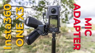 Insta360 X3 MIC adapter  Do you get better audio [upl. by Walworth]