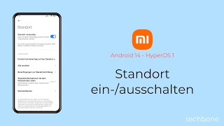 Standort einschalten oder ausschalten  Xiaomi Android 14  HyperOS 1 [upl. by Kcinomod]