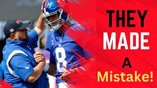 DANNY DIMES proves that QB’s are a DIME A DOZEN nygiants [upl. by Enytsirk]