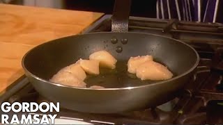 Cooking Perfect Scallops  Gordon Ramsay [upl. by Ahselak929]