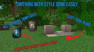 How to EASILY get the Smithing with Style achievement 120All Smithing Templates Easy Trail Ruins [upl. by Notlih]